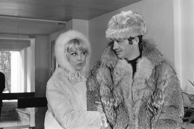 Avec Belmondo dans "Tendre Voyou" en 1966