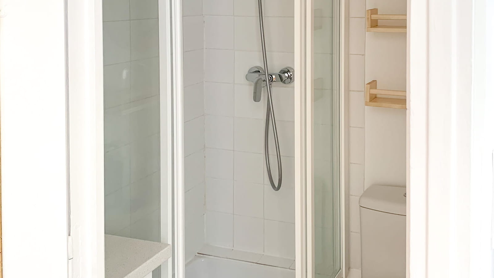 Douche après 