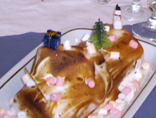Bûche fondante aux pommes