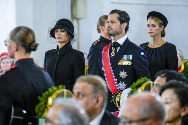 Obs&egrave;ques d'Harald de Norv&egrave;ge&nbsp;: Princesse Sofia et Prince Carl Philip de Su&egrave;de lui rendent hommage