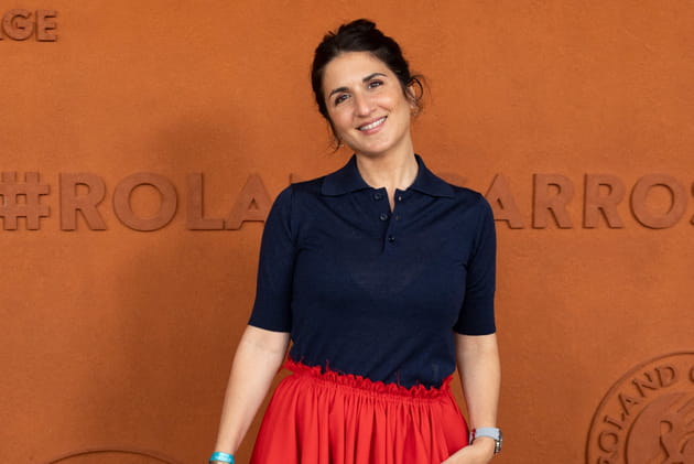 Géraldine Nakache radieuse à Roland-Garros