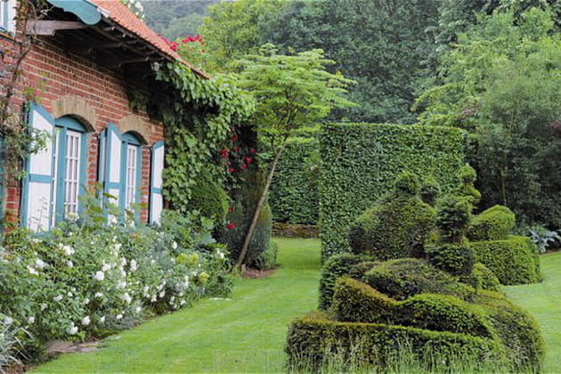 Les jardins d'inspiration flamande de la ferme du Mont des Récollets