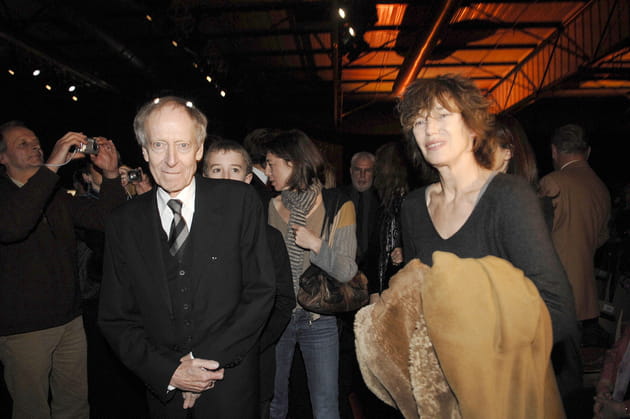 Jane Birkin et son premier mari John Barry, en 2007