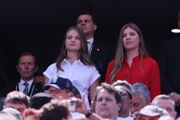 Les princesses Leonor et Sofia d'Espagne au MetLife Stadium