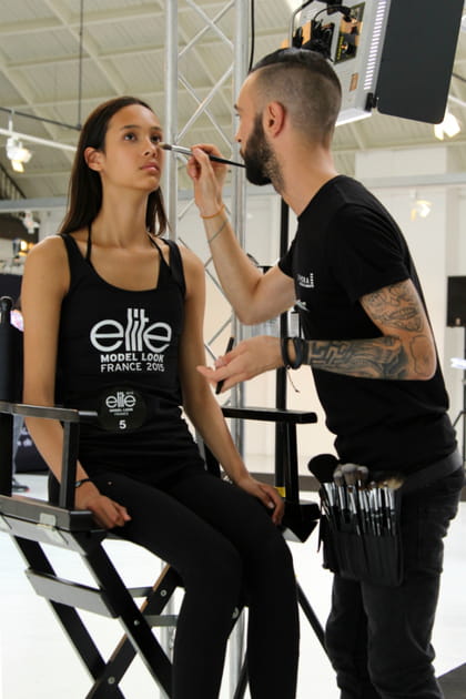 Mise en beauté par des maquilleurs Sephora