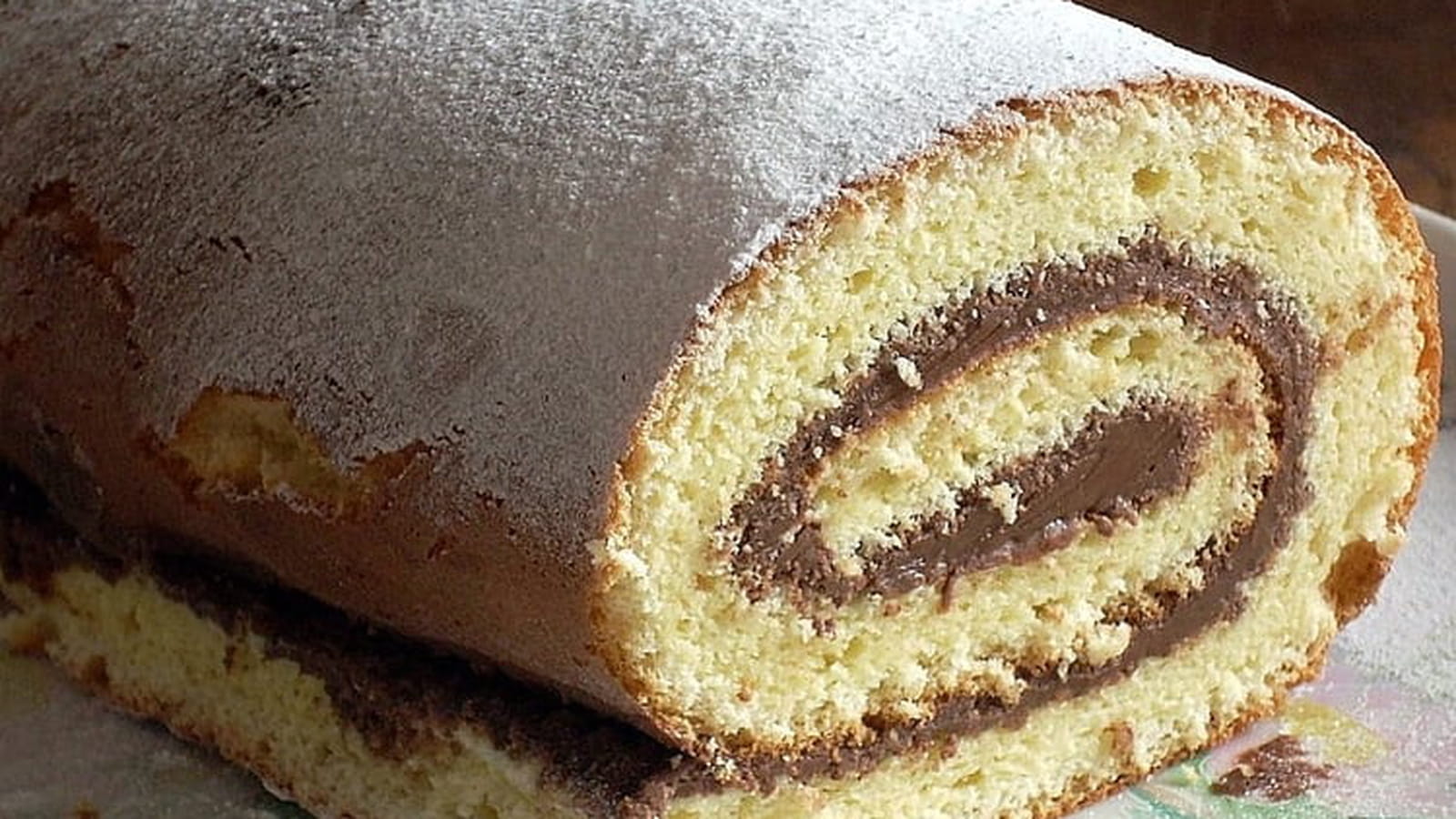 Gâteau roulé au Nutella