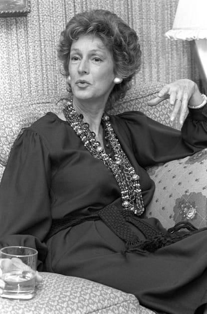 Marella Agnelli &agrave; New-York