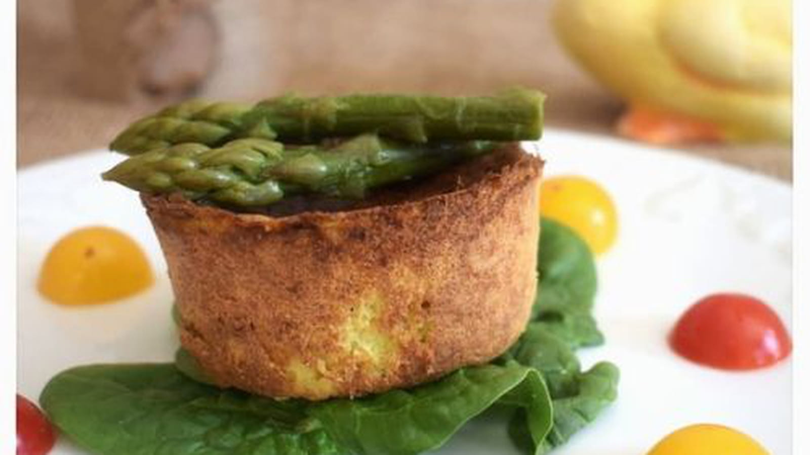 Flans aux asperges vertes (anti-gaspi)