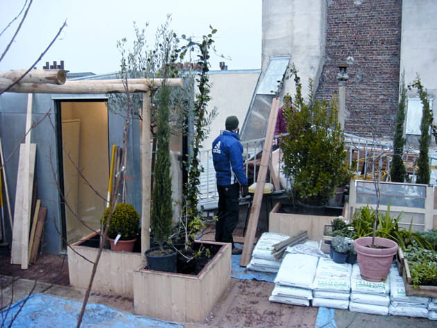 Travaux&nbsp;: Cr&eacute;ation des &icirc;lots v&eacute;g&eacute;taux