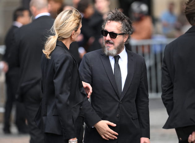 Guillaume Gallienne aux obs&egrave;ques de Mathilde Favier
