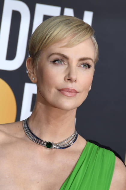 Charlize Theron maquill&eacute;e
