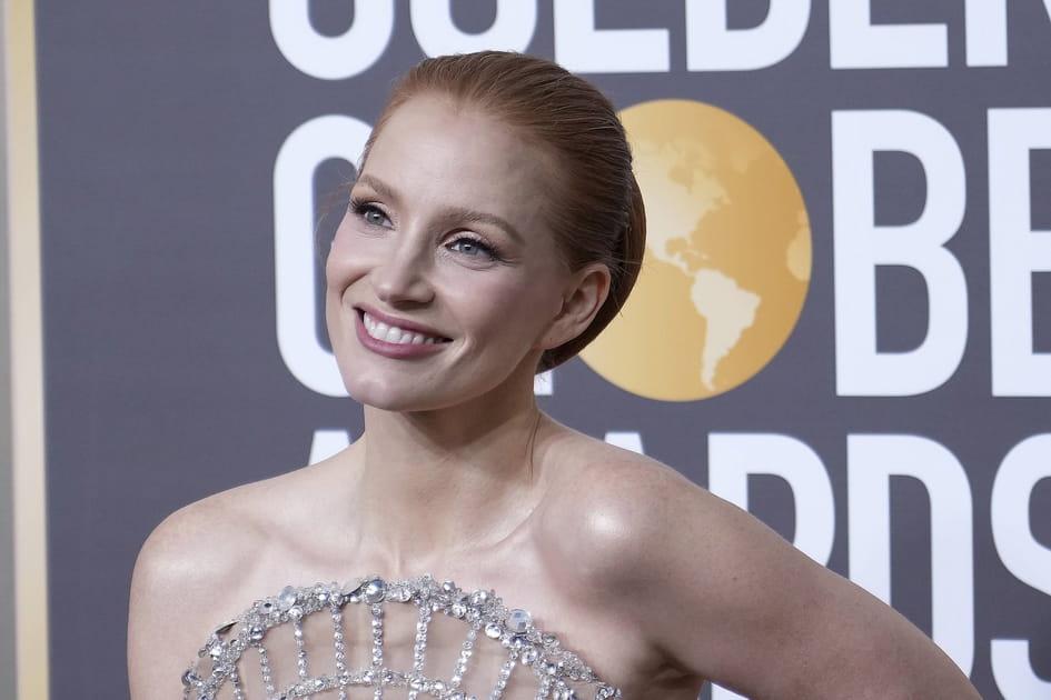 Le chignon &eacute;l&eacute;gant de Jessica Chastain