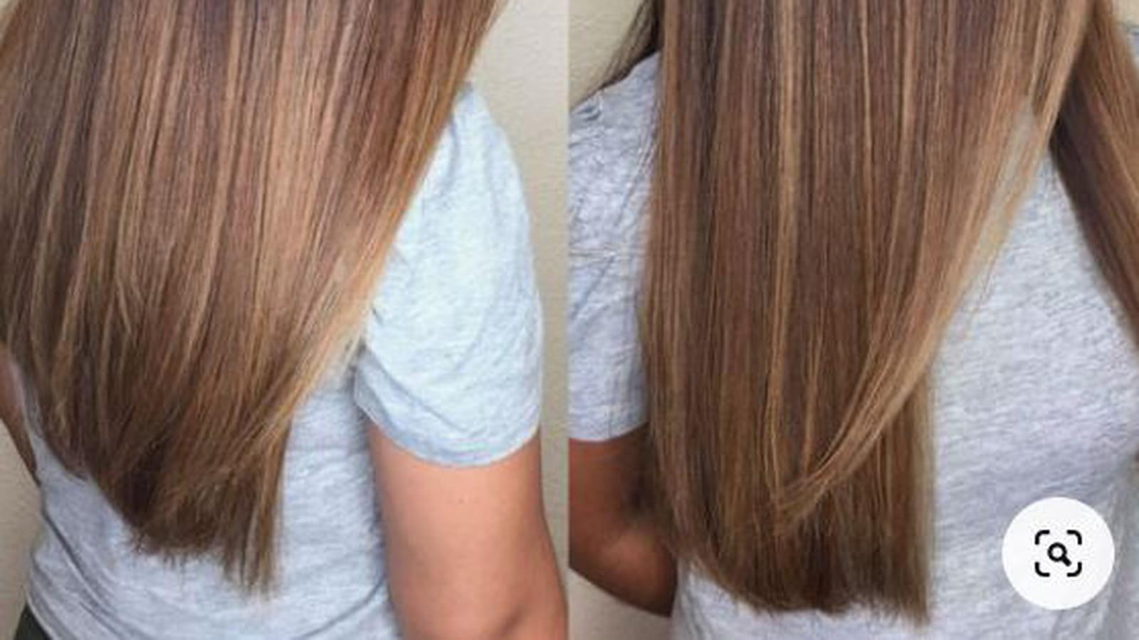 Ombre hair lisse et glossy