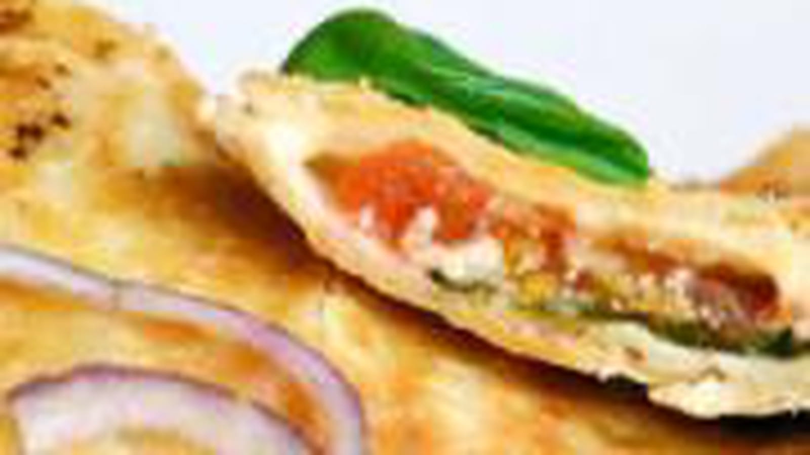 Quesadillas tomate, mozzarella, basilic