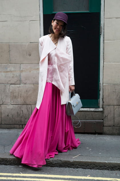 Street style &agrave; Londres : la jupe XXL