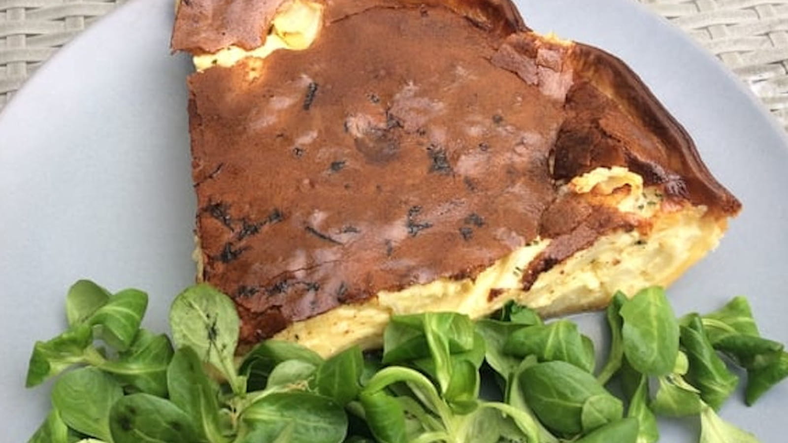 Quiche au camembert et chou fleur