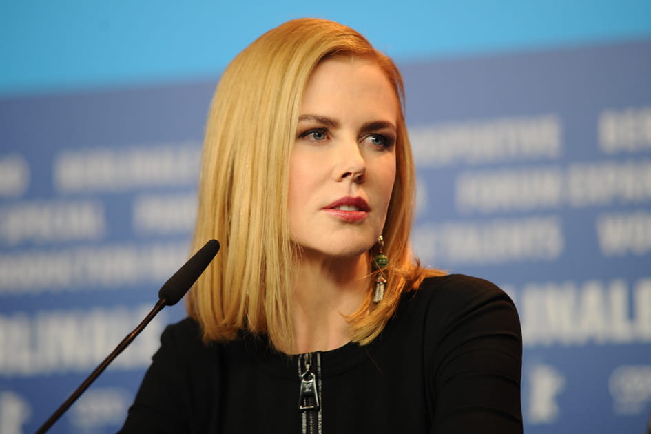 Le carr&eacute; lisse de Nicole Kidman