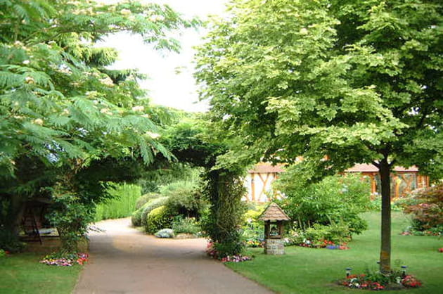 Un jardin tout en discr&eacute;tion