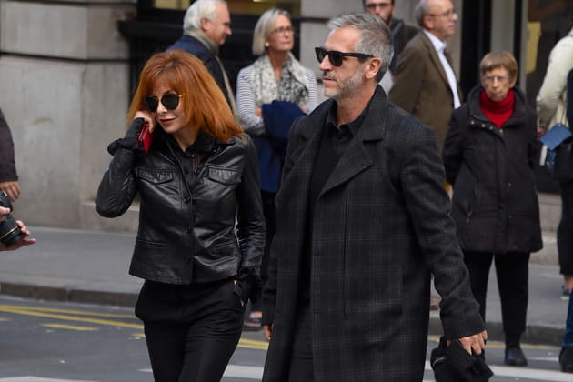 Myl&egrave;ne Farmer et son compagnon Beno&icirc;t Di Sabatino