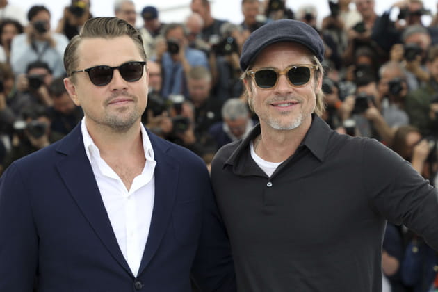 Leonardo DiCaprio et Brad Pitt sous le soleil de Cannes