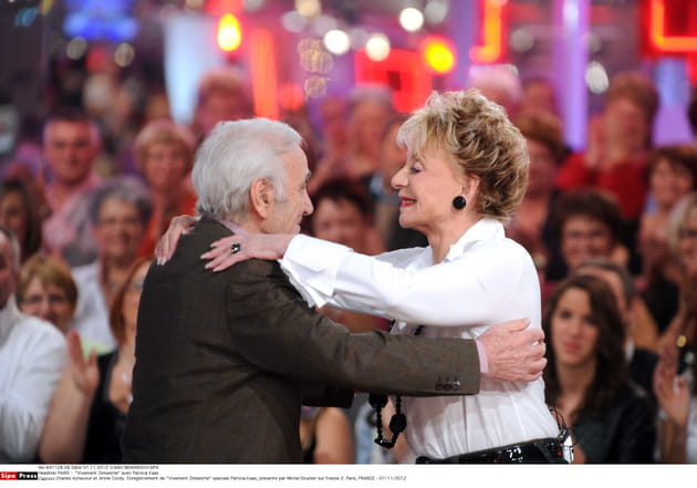 Avec Annie Cordy dans Vivement Dimanche, en 2012