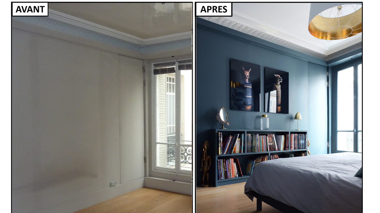 Suite parentale avant-après
