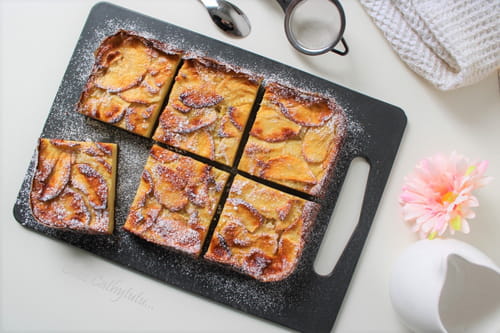 Clafoutis aux pommes vanillées