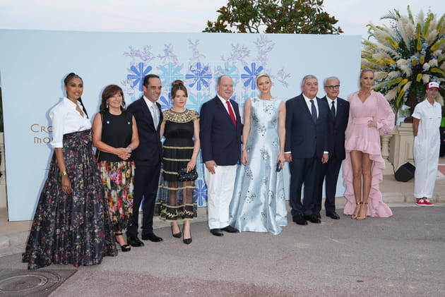 Imany, Camille Gottlieb, Prince Albert, Princesse Charlene et Adriana Karembeu