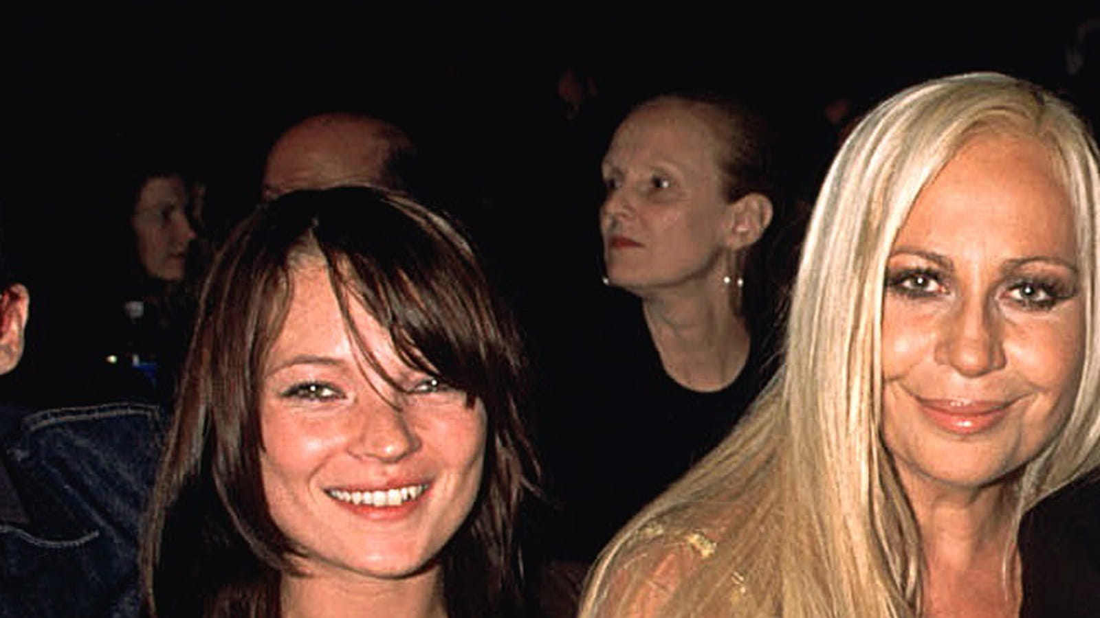 Kate Moss, Donatella Versace - 1999