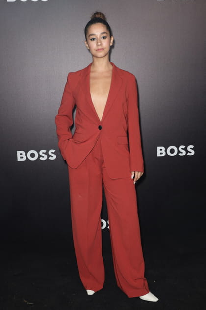 Lena Mahfouf au d&eacute;fil&eacute; Hugo Boss