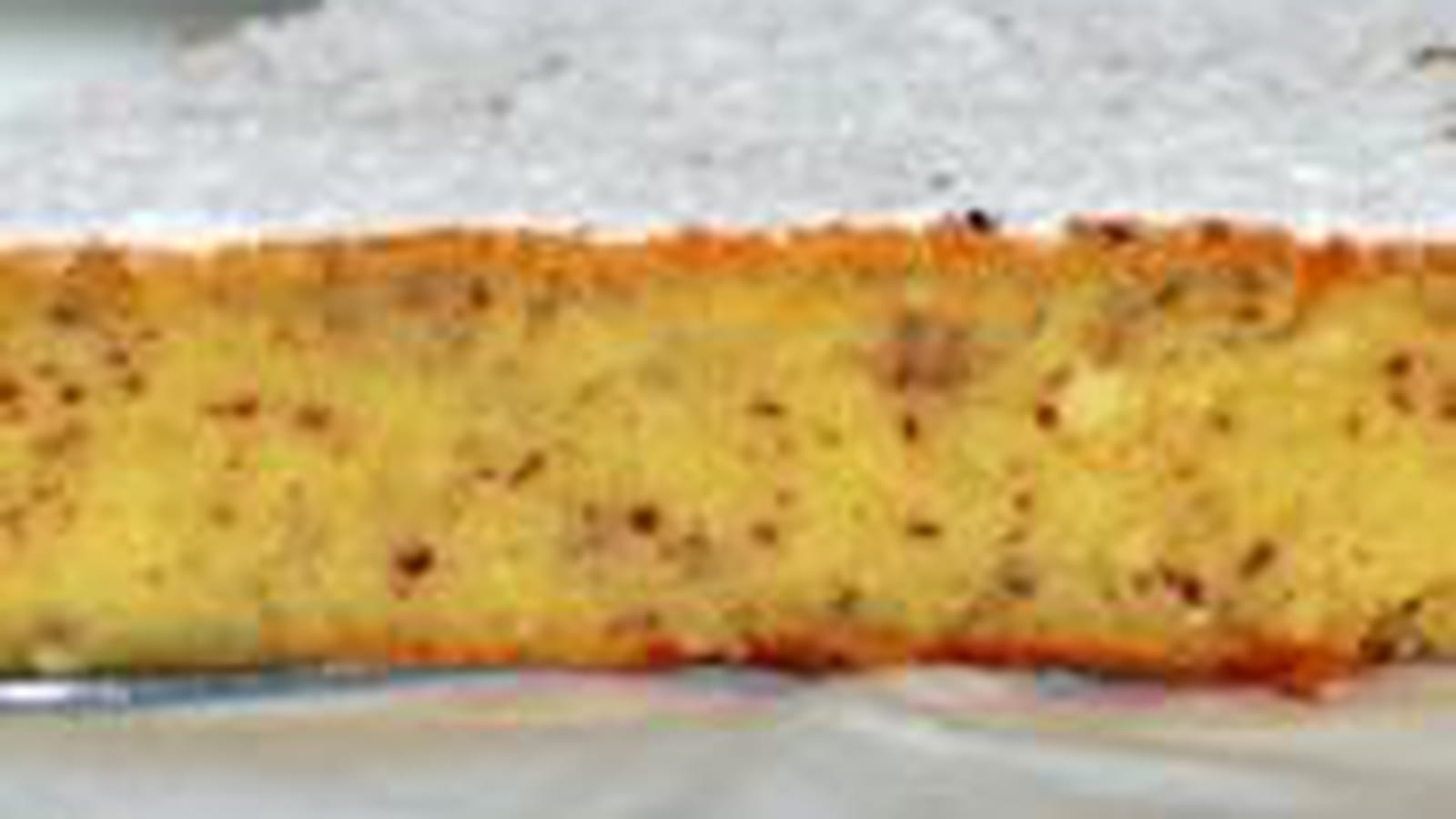 Fondant à la pomme de terre, noisette et vanille