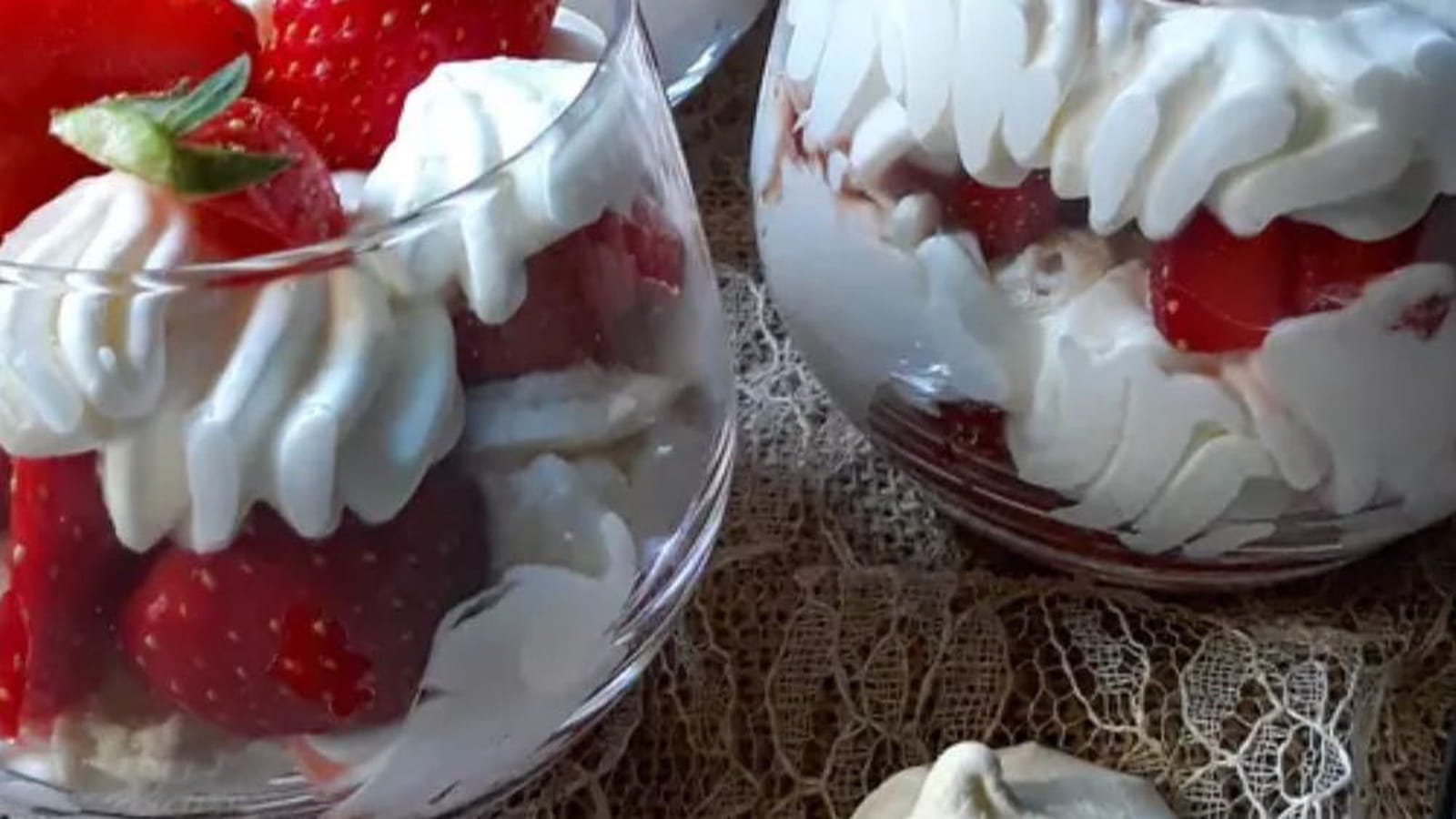 Eton Mess express aux fraises