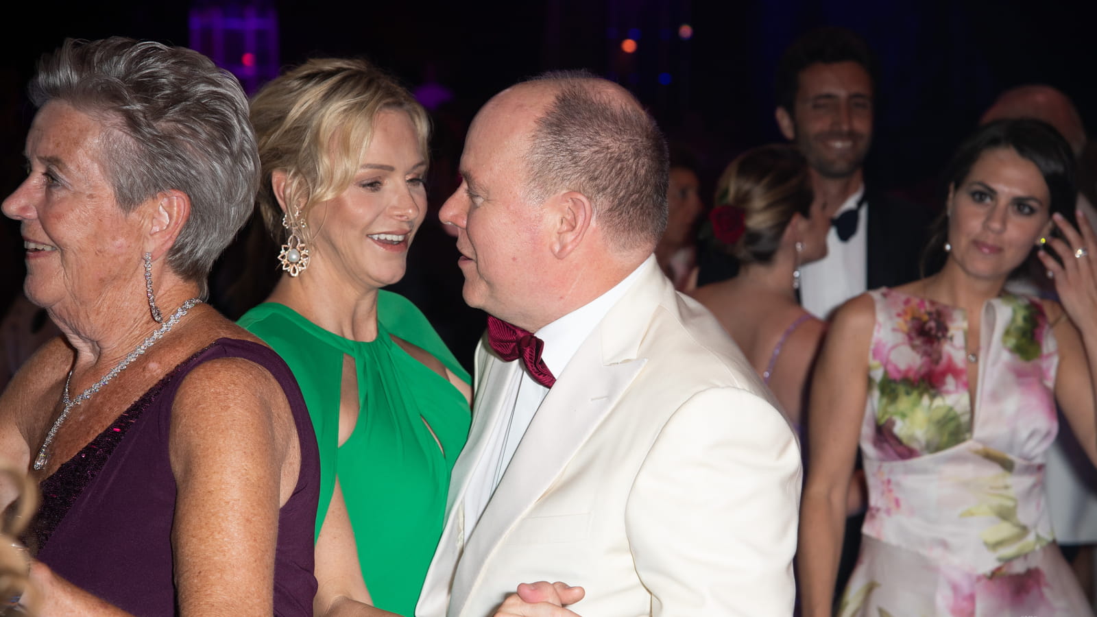 Le Prince Albert II et son épouse