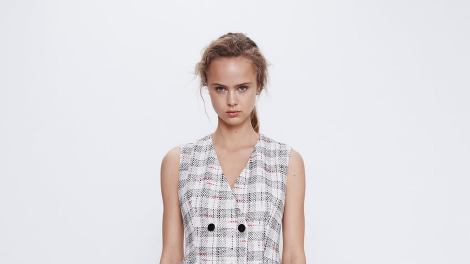 Robe en tweed
