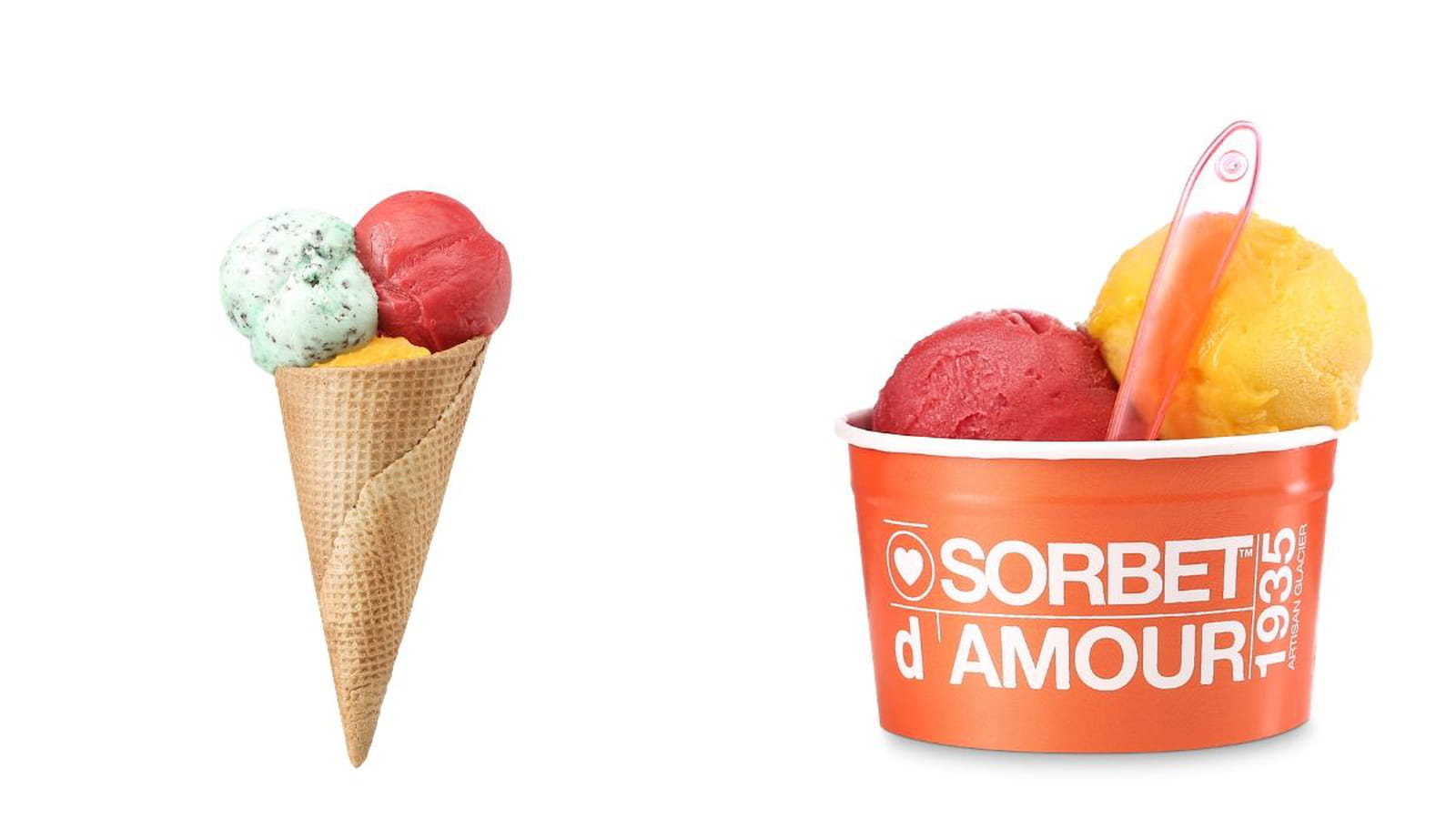 Les sorbets de Ô Sorbet d'amour