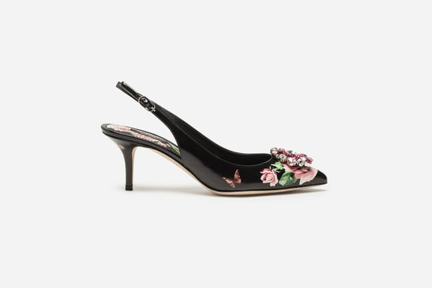 Escarpins fleuris de Dolce & Gabbana