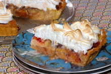 Tarte meringuée aux prunes : Etape 2