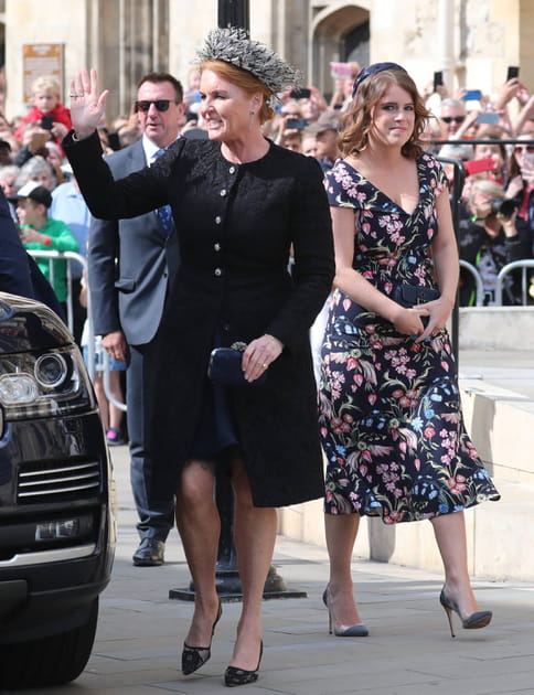 Sarah Ferguson et Eug&eacute;nie d'York, &eacute;l&eacute;gantes