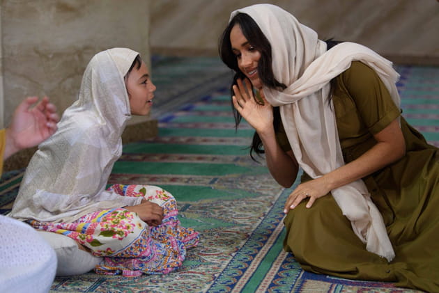 Meghan Markle &agrave; la mosqu&eacute;e de Auwal