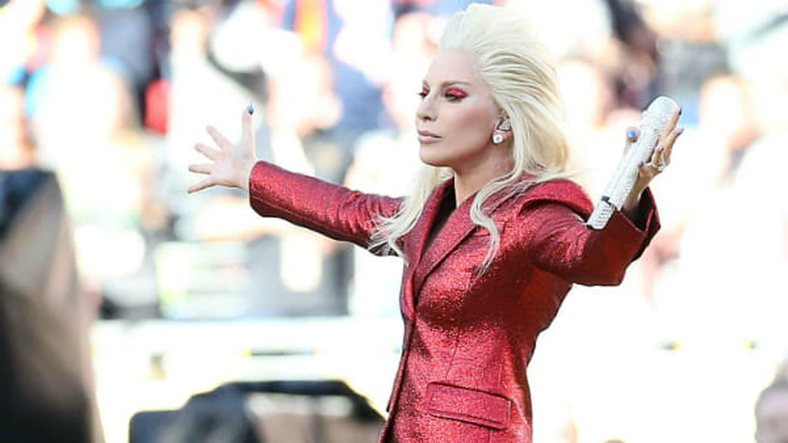 Lady Gaga le 7 février 2016