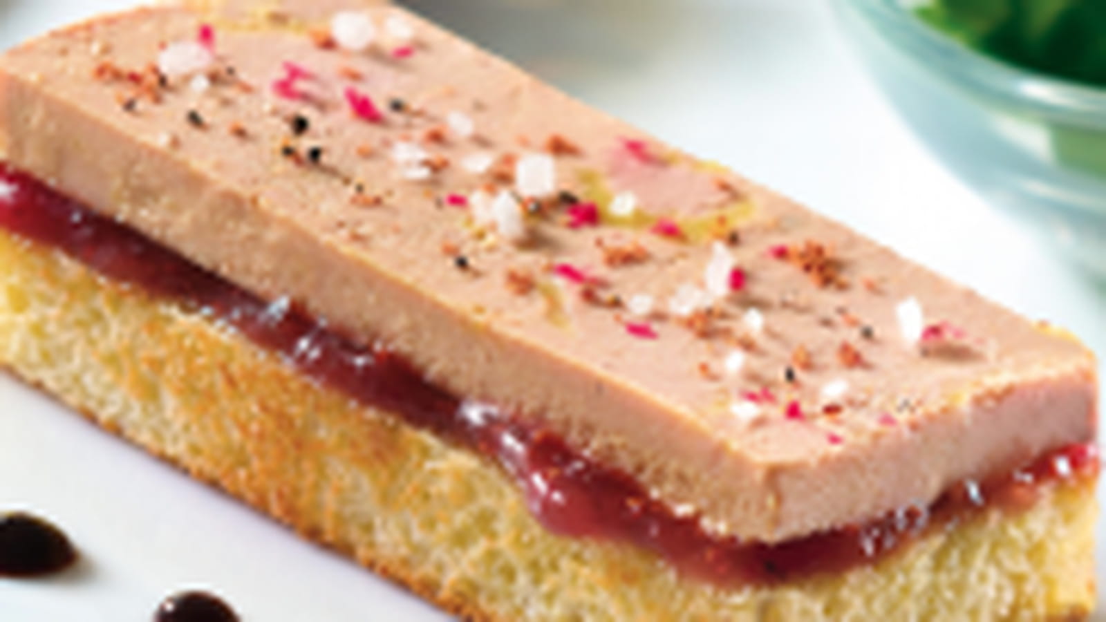 Toast au foie gras sur Gâche Tranchée au Beurre Frais