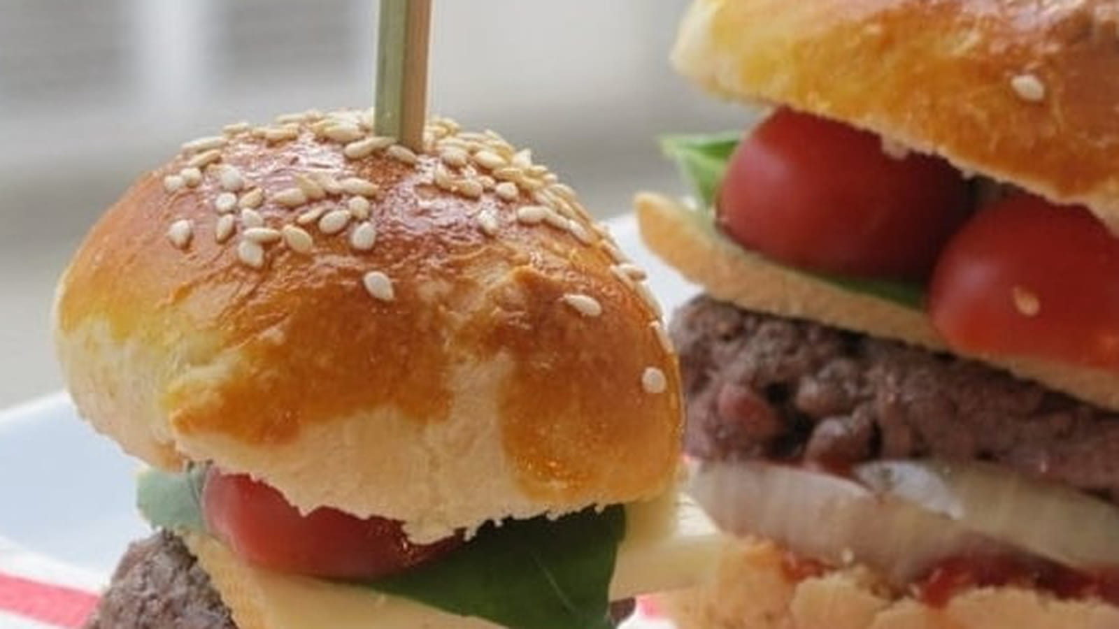 Mini hamburgers from USA