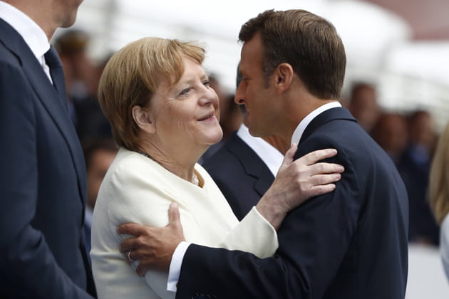 Angela Merkel est ravie de retrouver Emmanuel Macron