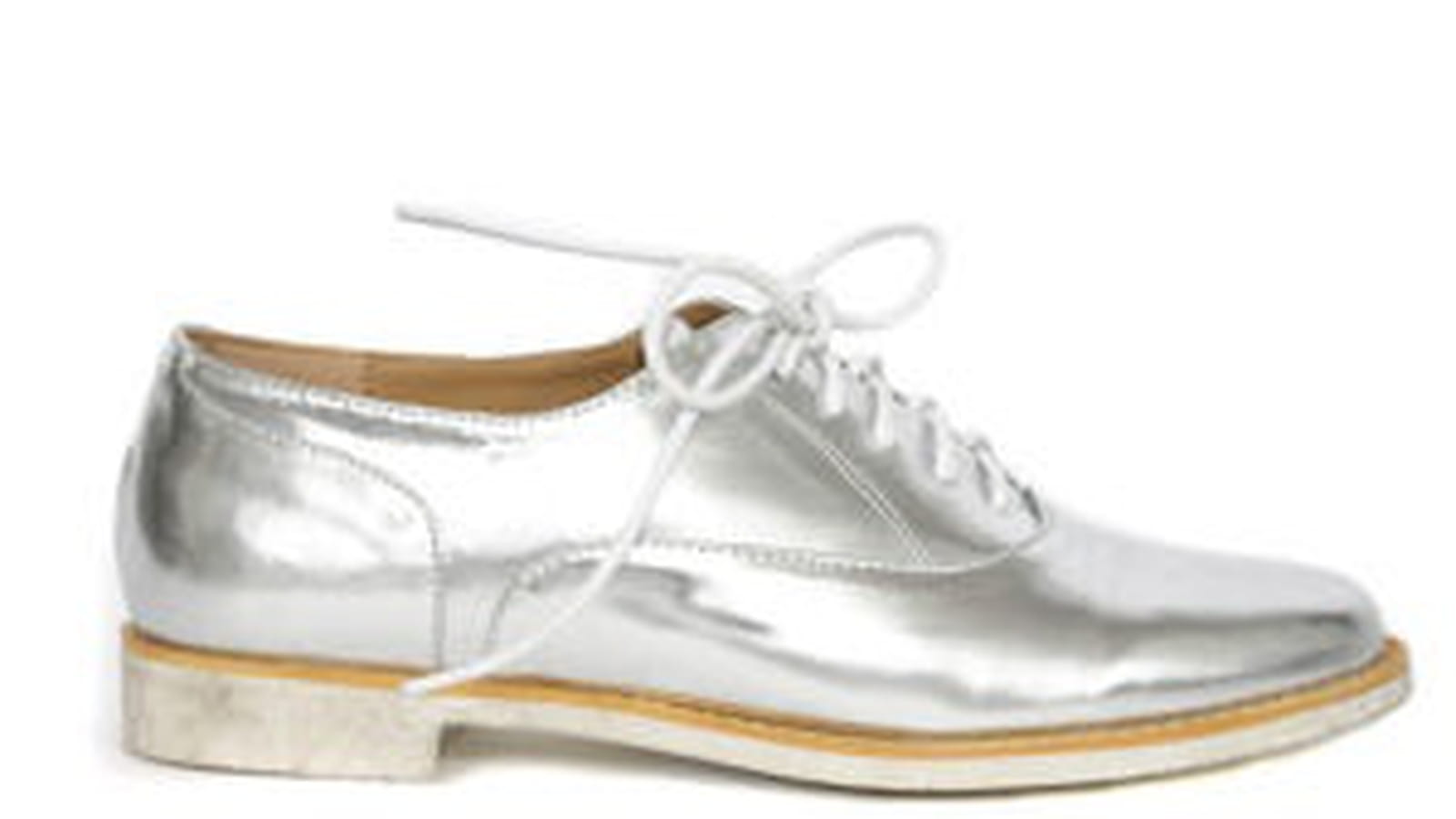 Derbies argentées de Primark 