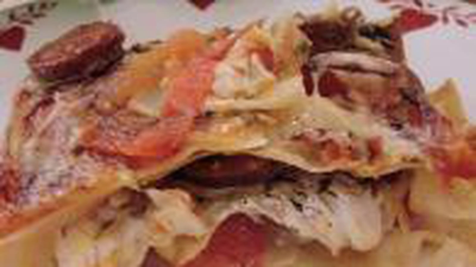 Gratin de cabillaud au chorizo