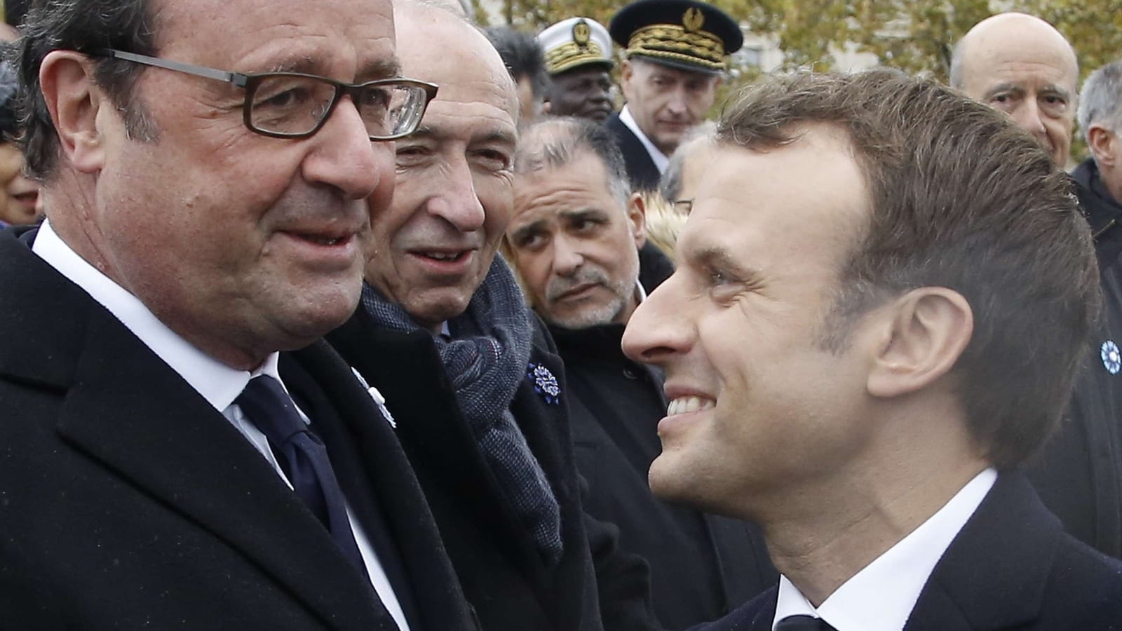 François Hollande et Emmanuel Macron