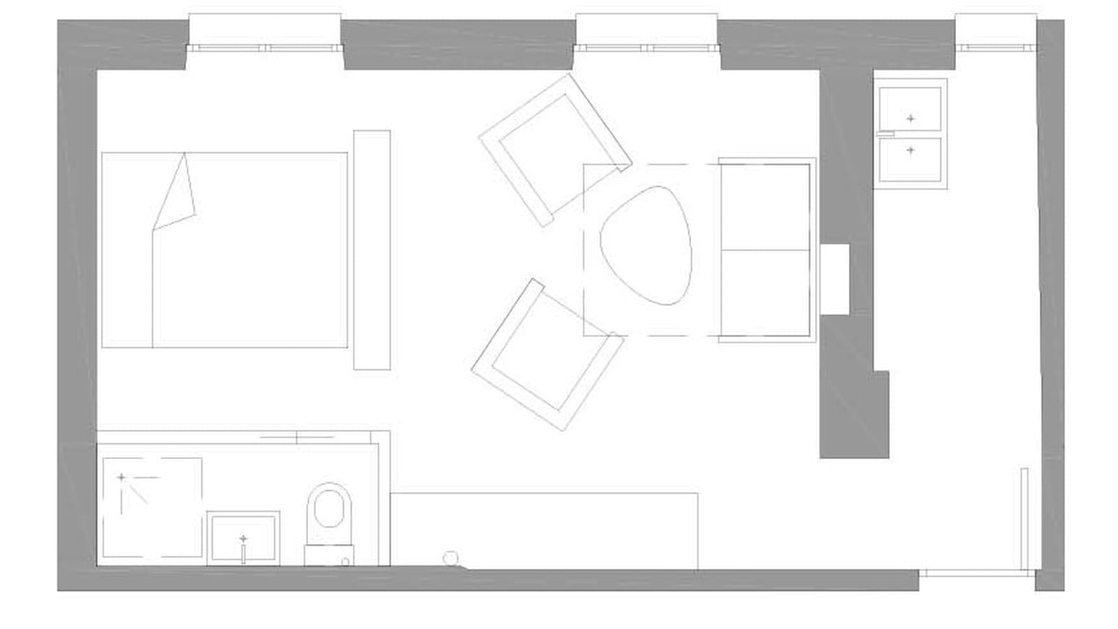 Plan après travaux 