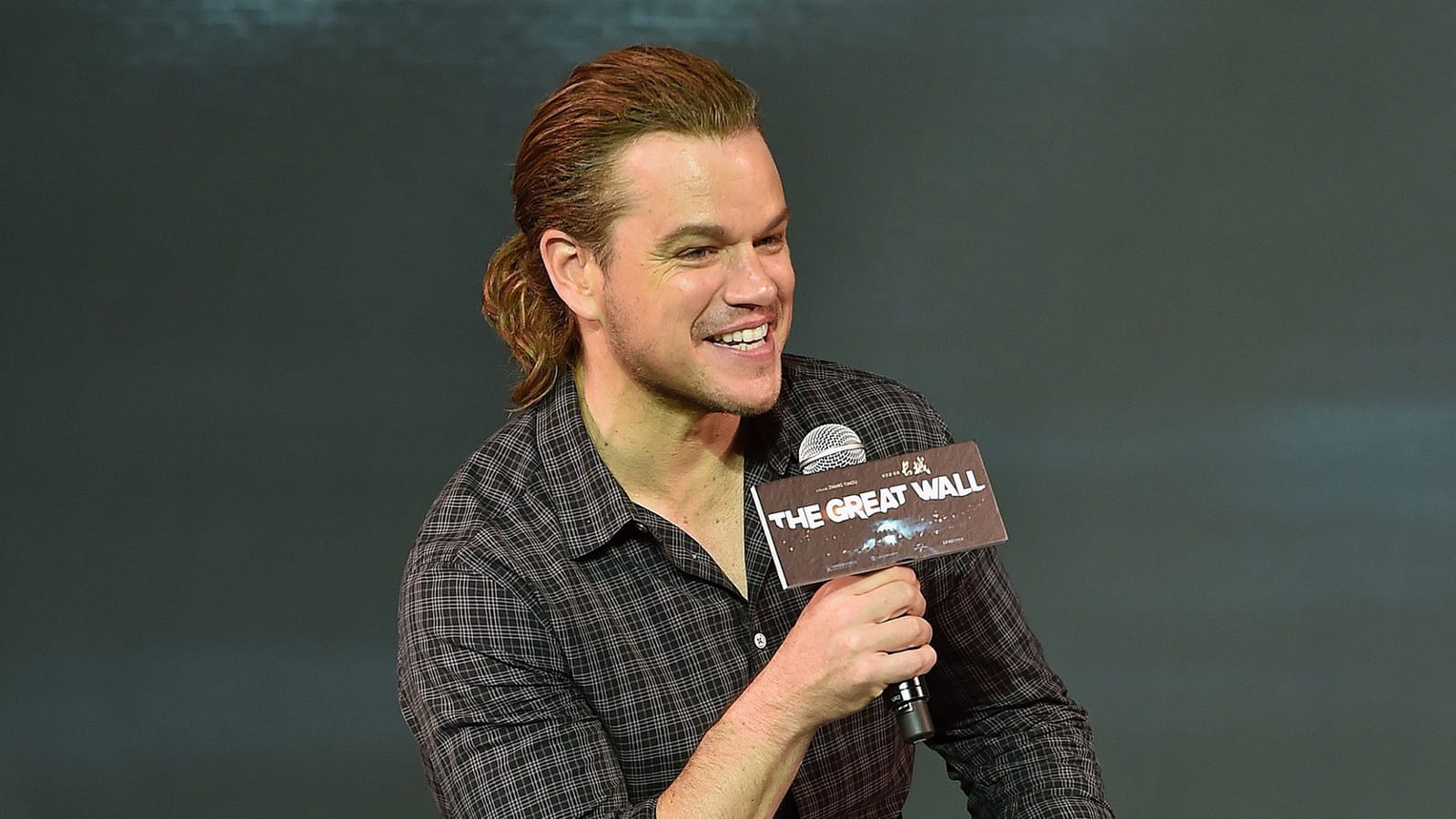 Matt Damon, cheveux longs