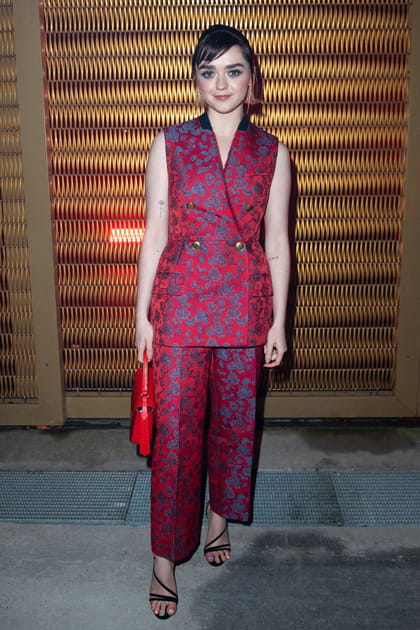 Maisie Williams au défilé Givenchy