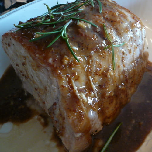 Roti de porc gingembre et soja